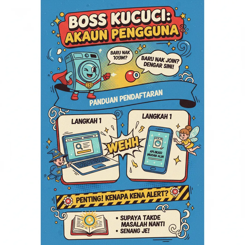 Panduan Pendaftaran Pengguna Bosskucuci