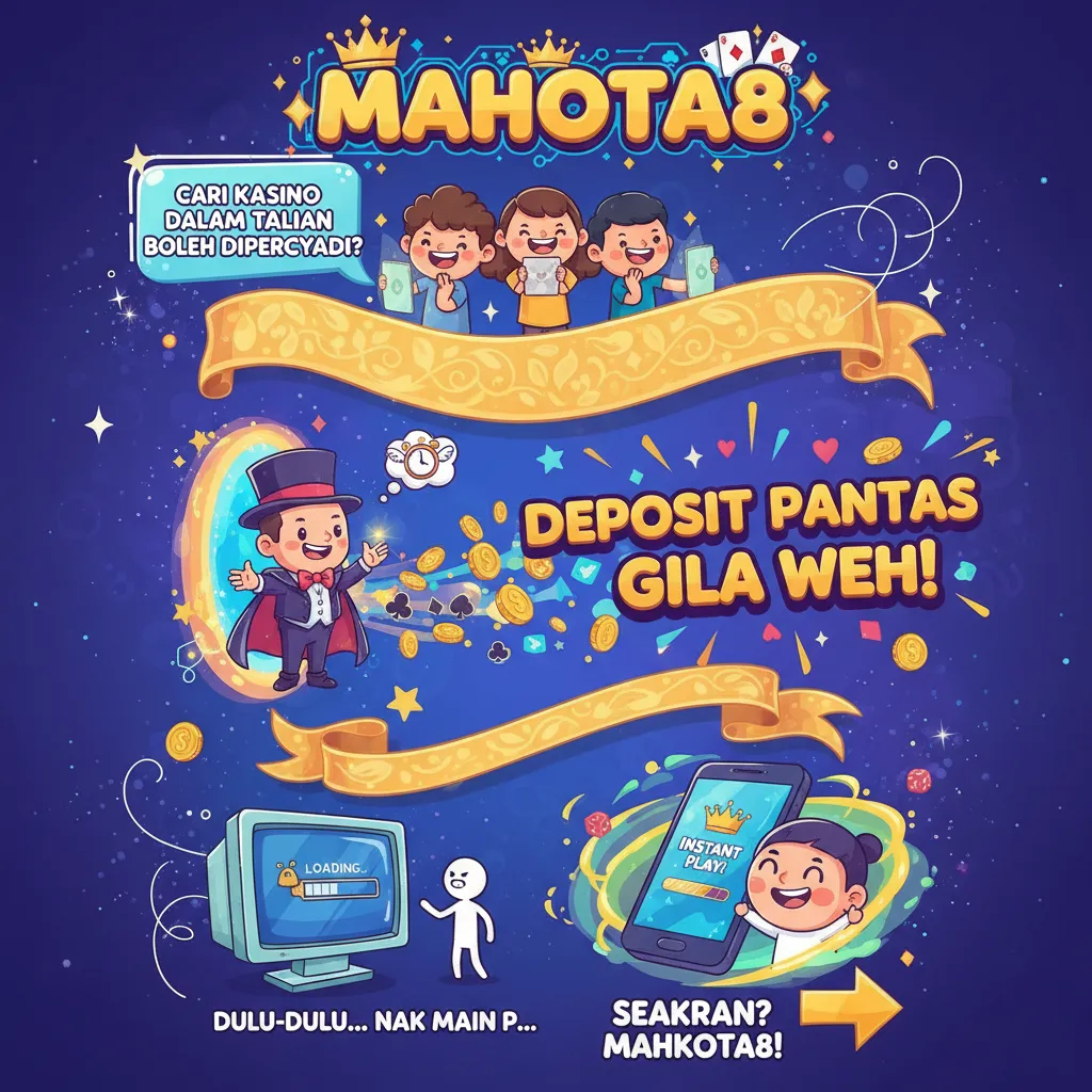 Mahkota8: Kasino Dalam Talian & Deposit Pantas