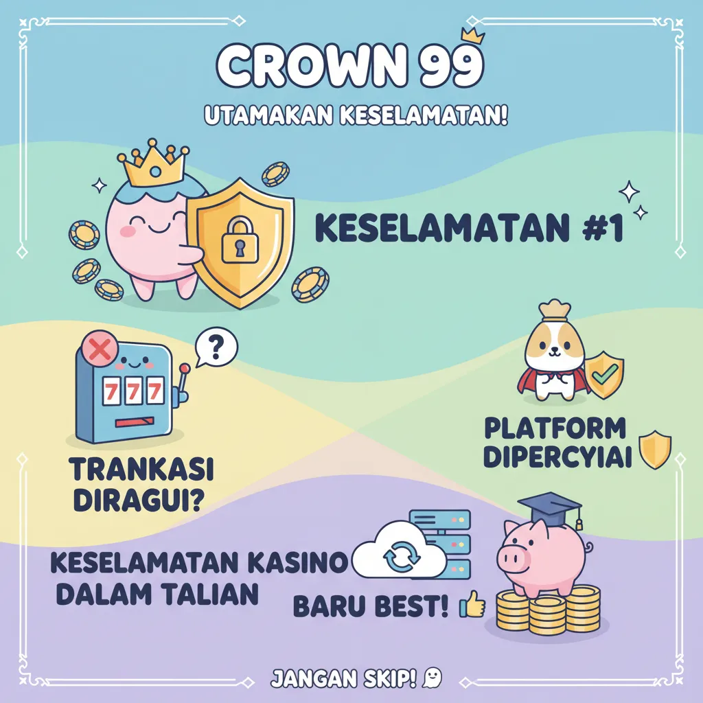 Crown 99: Keselamatan Kasino Dalam Talian & Transaksi